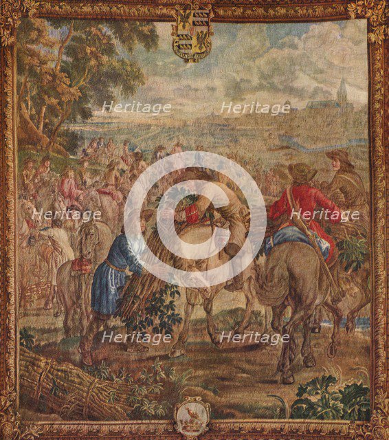 The Burning of Lille, c17th century, (1923). Artist: Urbanus Leyniers