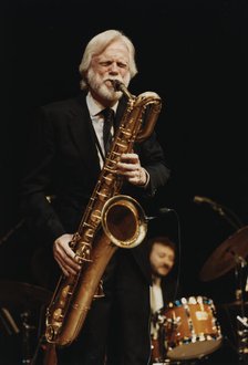 Gerry Mulligan, North Sea Jazz Festival, The Hague, Netherlands, 1991. Creator: Brian Foskett.