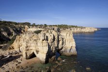 Coastal view, Algarve, Portugal, 2009. Artist: Samuel Magal