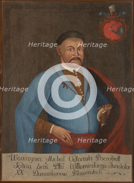 Portrait of Wawrzyniec Michal Odlanicki Poczobutt (ca. 1640-1688), 4th quarter of 18th century. Creator: Unknown.