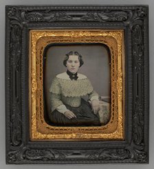 Untitled (Portrait of a Seated Woman), 1860. Creator: Unknown.