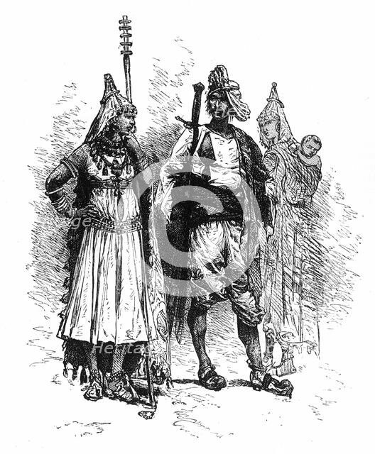 'Group of Brinjarries', c1891. Creator: James Grant.