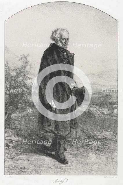 Jean Baptiste Isabey, 1854-1856. Creator: Paul Gavarni (French, 1804-1866).