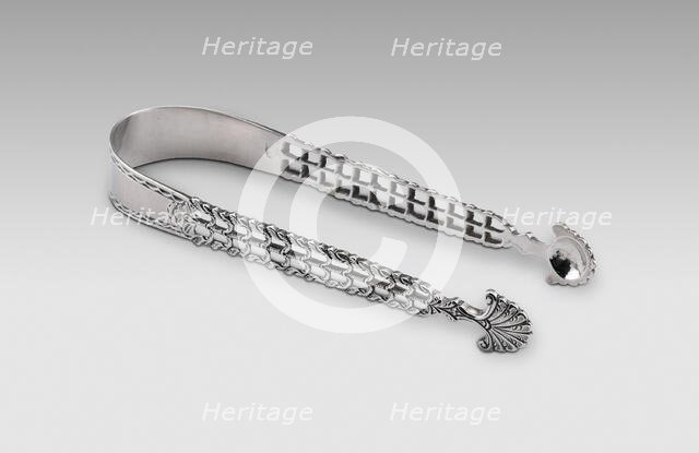 Tea Tongs, 1785/1800. Creator: John D. Germon.