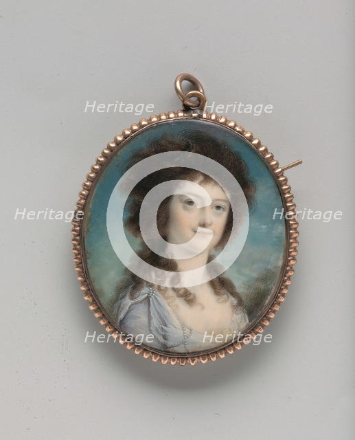 Mrs. James Bleecker (Elizabeth Garland Bache), ca. 1788. Creator: John Ramage.