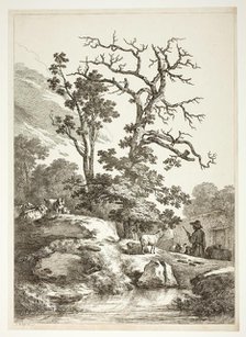 Bucolic Scene, n.d. Creator: Jean Baptiste Marie Huet.