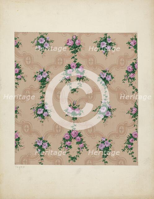 Wall Paper, c. 1937. Creator: Paul Farkas.