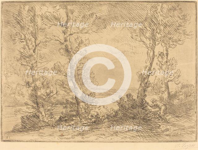 Salmon Fisher (Le pecheur du saumon). Creator: Alphonse Legros.