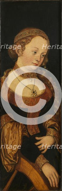 Saint Catherine, Early16th cen.. Creator: Cranach, Lucas, the Elder (1472-1553).