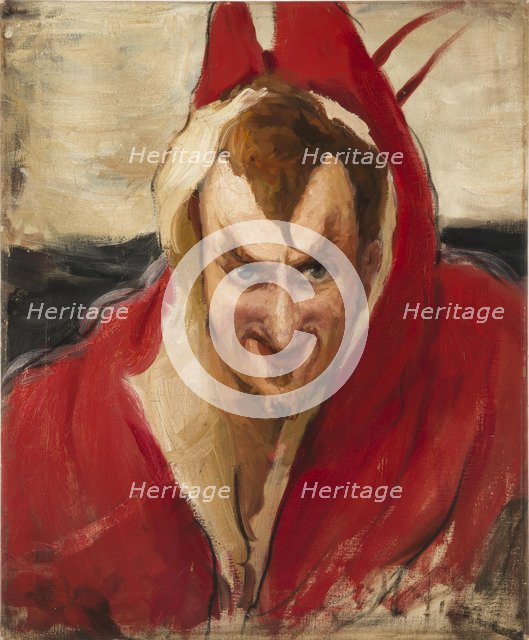 Portrait of Grigory Grigoryevich Ge (1867-1942) as Mephistopheles, 1890s.