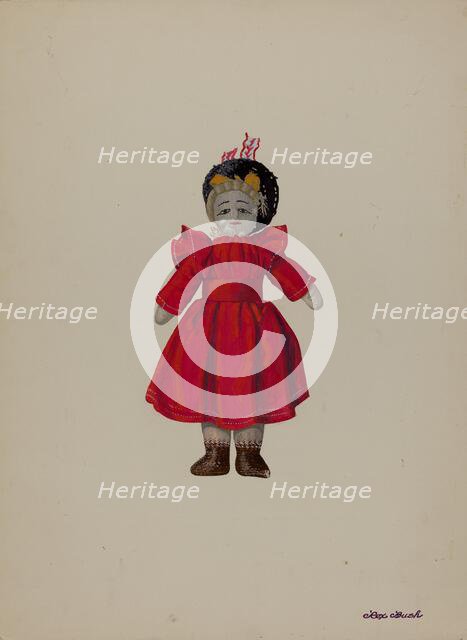 Rag Doll - "Tilly", c. 1937. Creator: Rex F Bush.