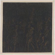 Sheet 8 from The Triumphs of Caesar, after Mantegna, 1599. Creator: Bernardo Malpizzi.