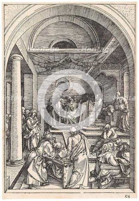 Christ among the Doctors, from The Life of the Virgin, ca 1503. Creator: Dürer, Albrecht (1471-1528).