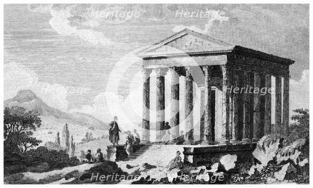 Temple of Augustus at Mylasa (Milas), Turkey, 19th century. Artist: Unknown