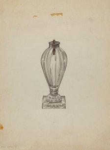 Lamp, c. 1940. Creator: John Dana.