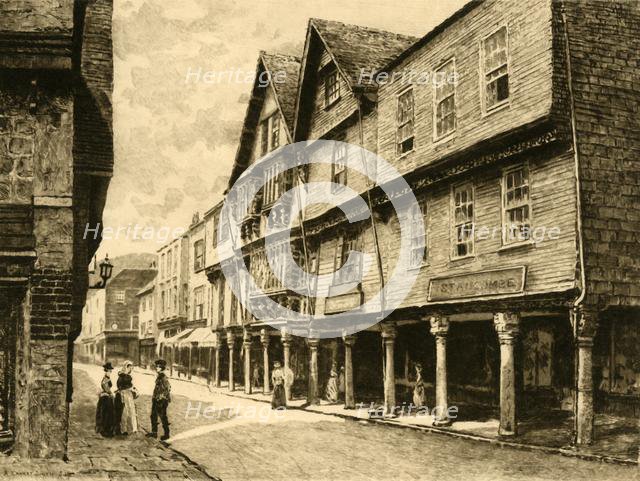 'The Butterwalk, Dartmouth', 1898. Creator: Unknown.