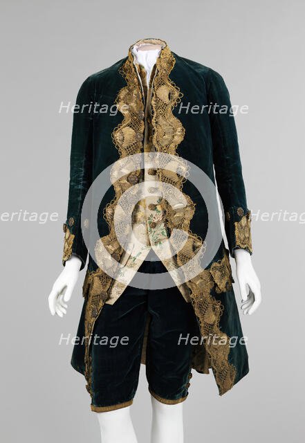 Suit, Italian, 1740-60. Creator: Unknown.