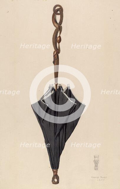 Parasol, 1937. Creator: George Roehl.