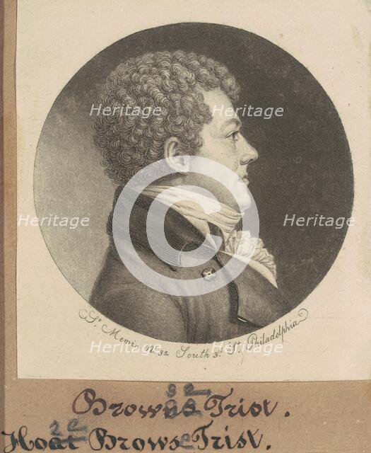 Hore Browse Trist, 1798. Creator: Charles Balthazar Julien Févret de Saint-Mémin.