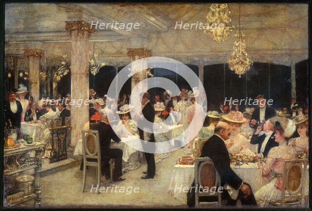 Armenonville, le soir du Grand-Prix, 1905. Creator: Henri Gervex.