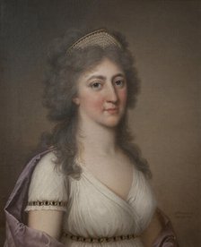 Hedvig Elisabet Charlotta, 1759–1818, Queen of Sweden, 1797. Creator: Adolf Ulric Wertmüller.