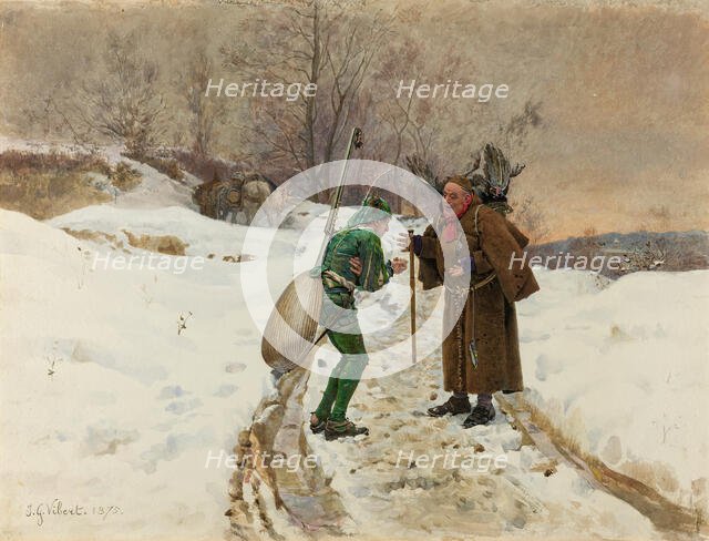 The Ant and the Grasshopper, 1875. Creator: Jehan Georges Vibert.