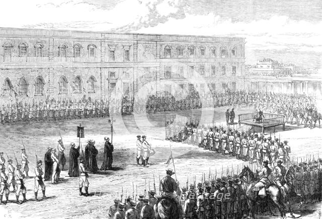 Execution of political prisoners in Cuba, 1869. Creator: Unknown.