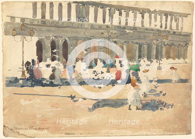 Caffè Florian in Venice, 1898/1899. Creator: Maurice Brazil Prendergast.
