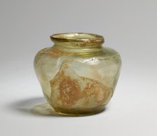 Green Glass Jar, Iran, 10th century. Creator: Unknown.