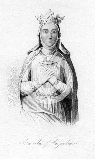 Isabella of Angouleme, (c1187-1246). Artist: Unknown