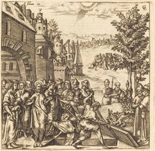 The Raising of Lazarus, probably c. 1576/1580. Creator: Leonard Gaultier.