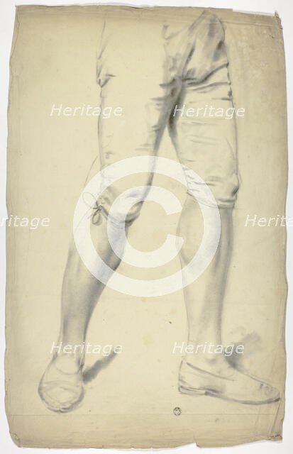 Legs of Boy Wearing Knickers, n.d. Creator: John Downman.