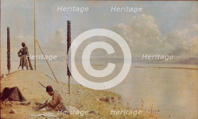 Picket On The Danube, 1878-1879. Artist: Vereshchagin, Vasili Vasilyevich (1842-1904)
