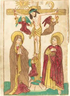 Christ on the Cross with Angels, 1460/1465. Creator: Unknown.