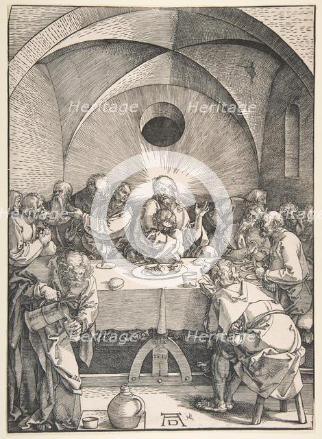The Last Supper, 1510. Creator: Albrecht Durer.