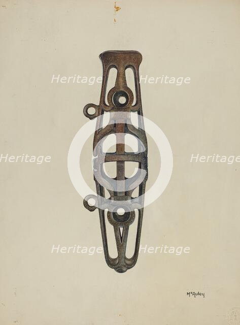 Whip Socket, c. 1937. Creator: William McAuley.