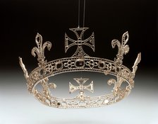 Queen Victoria's Grand or Regal Circlet re-made for Queen Victoria by Garrard's in 1858. Artist: Unknown