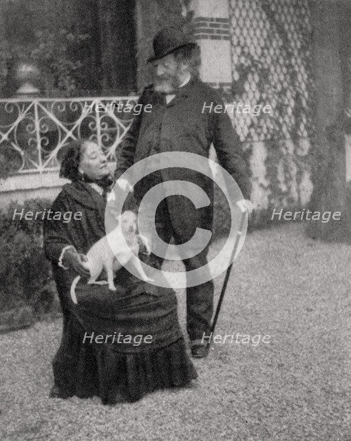 Emile Augier, French dramatist, 1885. Artist: Unknown