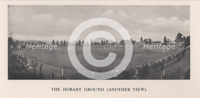 The Hobart Cricket Ground, Tasmania, Australia, 1912. Artist: Unknown.