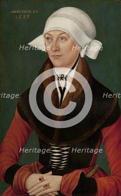 Portrait of a Woman aged Twenty-six, 1525. Creator: School of Lucas Cranach the Elder.
