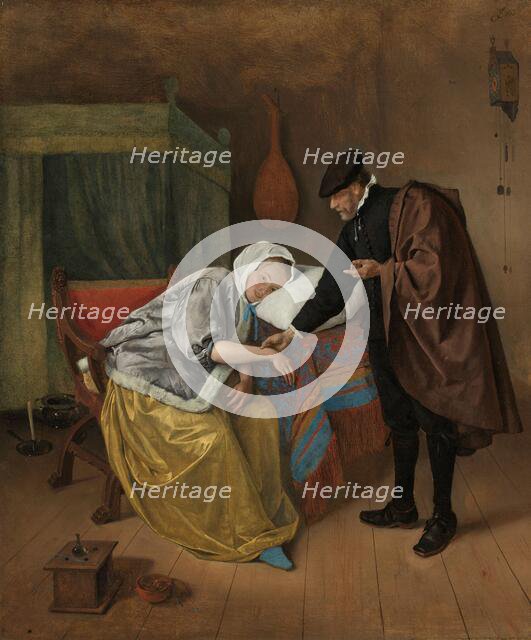 The Sick Woman, c.1663-c.1666. Creator: Jan Steen.