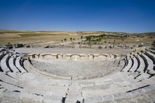 The theatre in Segobriga, Spain, 2007. Artist: Samuel Magal