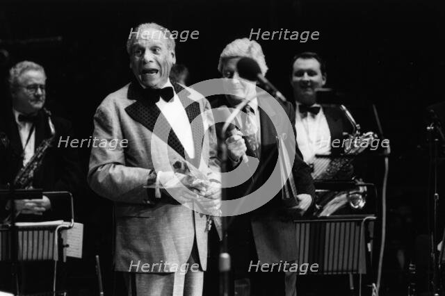 Edmundo Ross and Orchestra, Michael Aspel, 1994. Creator: Brian Foskett.