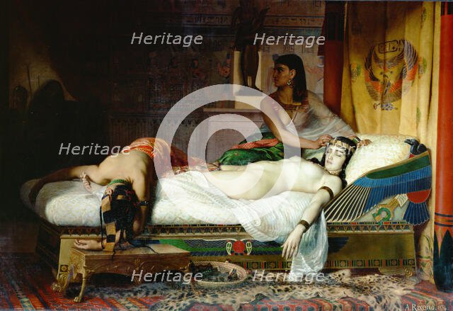 The Death of Cleopatra, 1874. Creator: Rixens, Jean André (1846-1925).