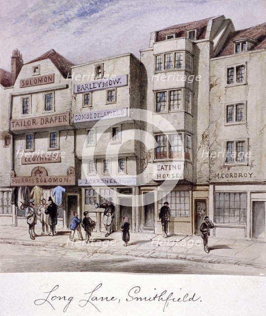 Long Lane, Smithfield, London, c1844. Artist: Anon