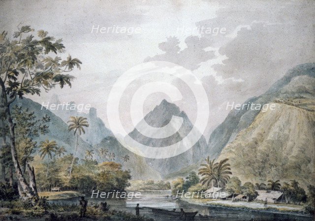 'View of Vaitepiha Valley, Tahiti', 1777. Artist: John Webber