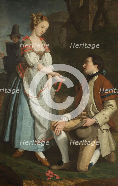 The Declaration Of Love, 1771. Creator: Defrance, Léonard (1735-1805).