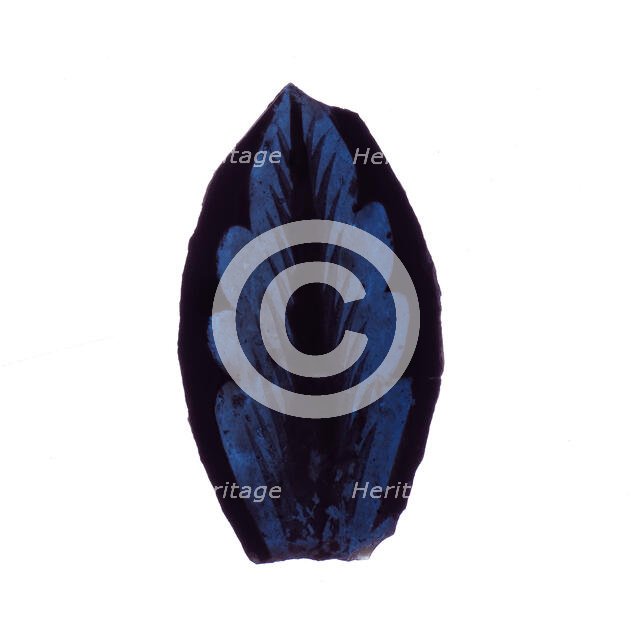 Glass Fragment, European, 13th-14th century. Creator: Unknown.