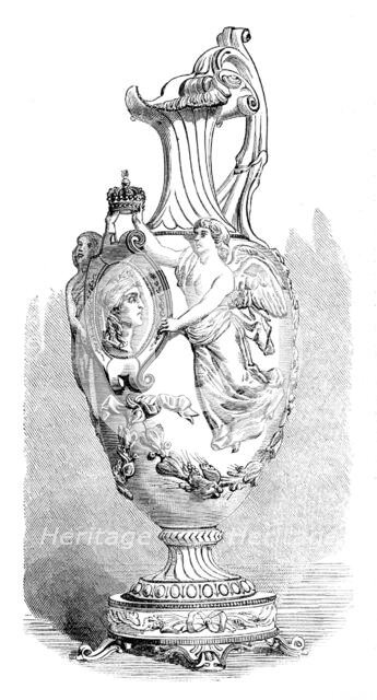 The International Exhibition: porcelain from the Royal Factory at Berlin, 1871. Creator: Unknown.