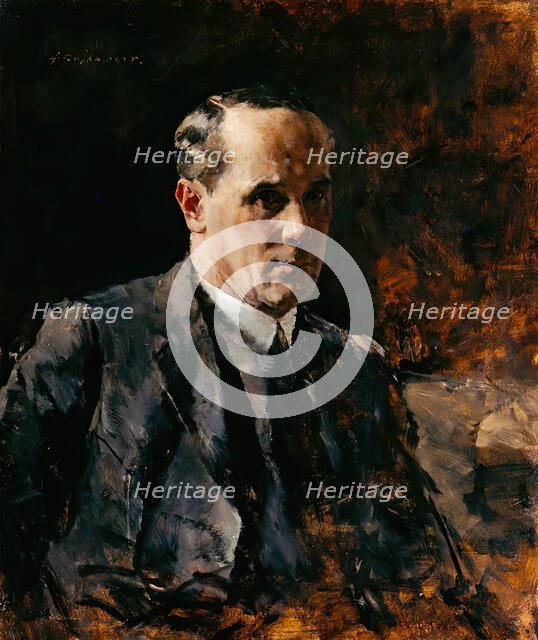 Self-portrait, 1925. Creator: Fritz Rojka.